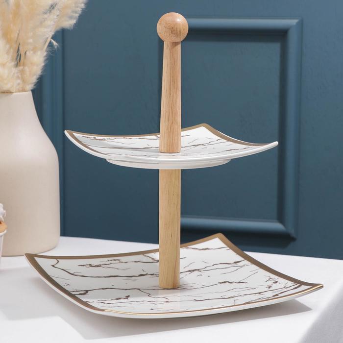 Блюдо 2-х ярусное «Эстет. Gold», 21×15,5×24 см
Блюдо 2-х ярусное «Эстет. Gold», 21×15,5×24 см