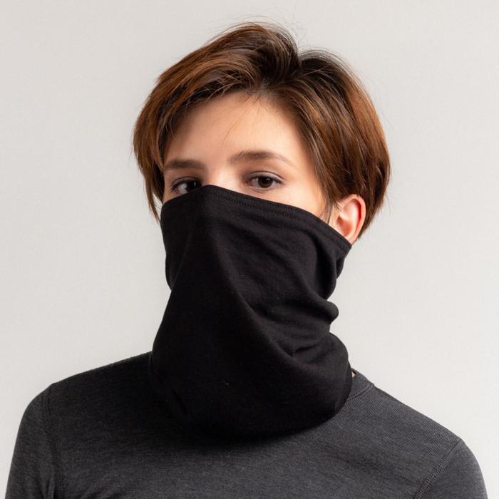 Шарф-снуд, цвет чёрный, размер 51х22
Шарф-снуд, цвет чёрный, размер 51х22