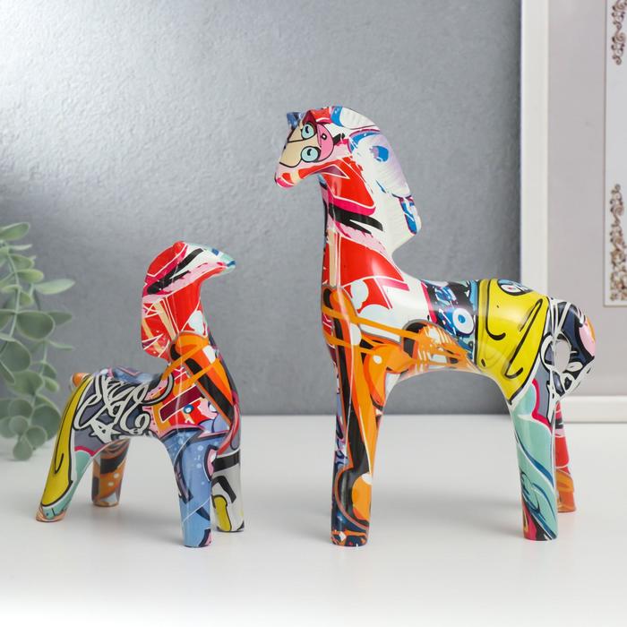 Сувенир полистоун "Кони" граффити набор 2 шт 21х8х16 см 14,5х5,5х11 см
Сувенир полистоун "Кони" граффити набор 2 шт 21х8х16 см 14,5х5,5х11 см