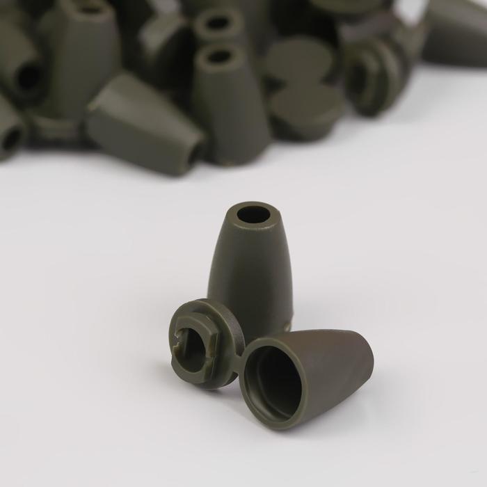 Наконечник для шнура, 4 мм, цвет хаки
Наконечник для шнура, 4 мм, цвет хаки