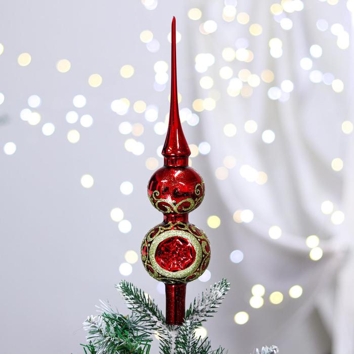 Ёлочная игрушка "Верхушка красная", 31.5 см, стекло
Ёлочная игрушка "Верхушка красная", 31.5 см, стекло