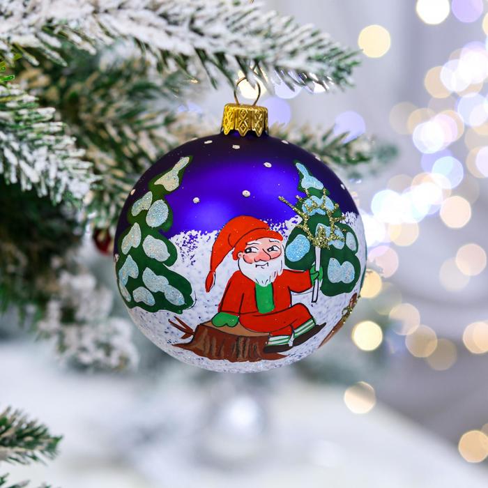 Ёлочная игрушка Шар "Новогоднее чудо", 80 мм, стекло, ручная роспись
Ёлочная игрушка Шар "Новогоднее чудо", 80 мм, стекло, ручная роспись