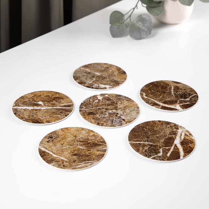 Набор подставок под горячее «Минералы», 6 шт, МДФ
Набор подставок под горячее «Минералы», 6 шт, МДФ