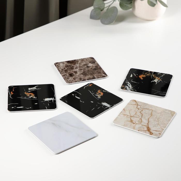 Набор подставок под горячее «Камень», 6 шт, МДФ
Набор подставок под горячее «Камень», 6 шт, МДФ