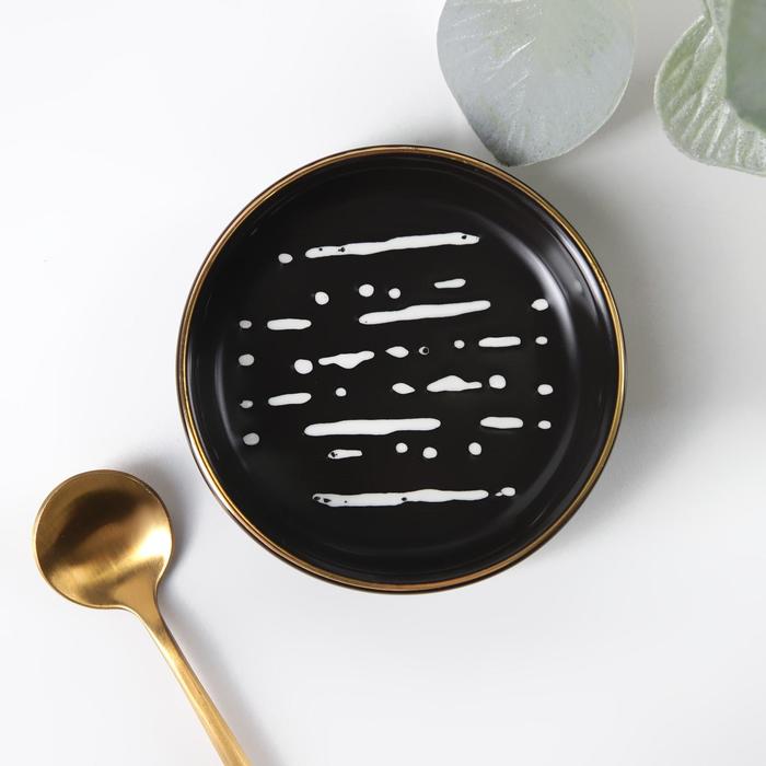 Соусник «Глазурь», d=10 см, цвет чёрный
Соусник «Глазурь», d=10 см, цвет чёрный