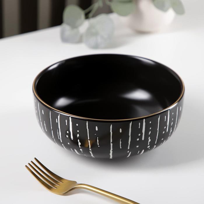 Салатник «Глазурь», 1 л, 18×7 см, цвет чёрный
Салатник «Глазурь», 1 л, 18×7 см, цвет чёрный