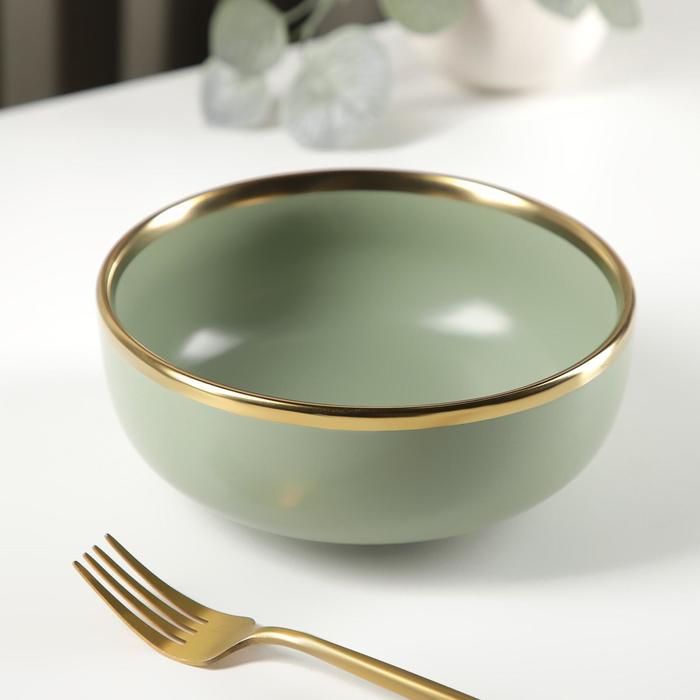 Салатник «Акварель», 1 л, 18×7 см, цвет бледно-зелёный
Салатник «Акварель», 1 л, 18×7 см, цвет бледно-зелёный