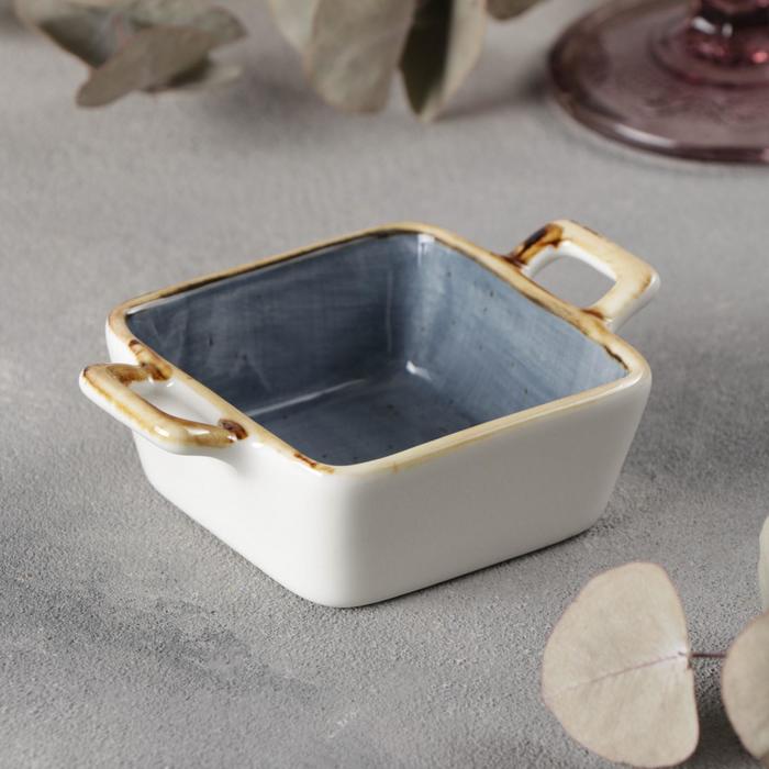 Соусник с ручками «Сапфир», 11×7,8×2,8 см, цвет синий
Соусник с ручками «Сапфир», 11×7,8×2,8 см, цвет синий