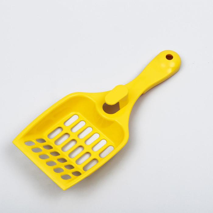 Совок для кошачьего туалета 22,5 x 9,5 x 4 см, жёлтый
Совок для кошачьего туалета 22,5 x 9,5 x 4 см, жёлтый