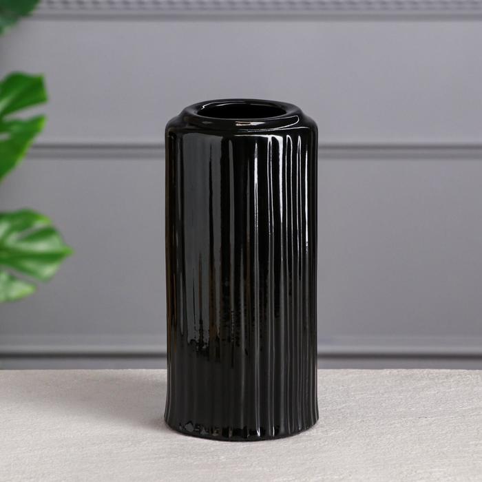 Ваза керамическая "Парфенон", настольная, чёрная, 39 см
Ваза керамическая "Парфенон", настольная, чёрная, 39 см