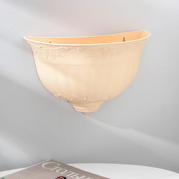 Кашпо настенное «Ангара», d=26 см, цвет бежевый
Кашпо настенное «Ангара», d=26 см, цвет бежевый