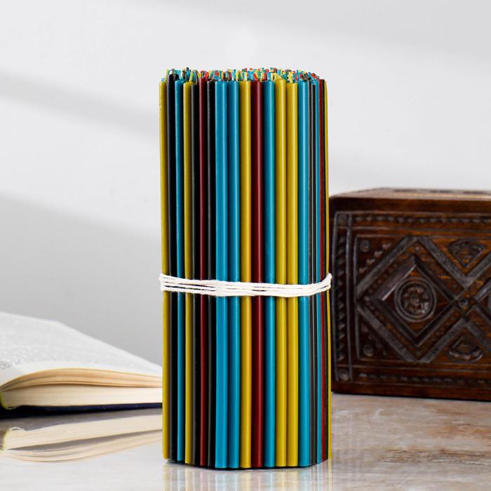 Набор восковых свечей №60, 20,5х6,6 см, 150 штук, 1 кг, время горения 1 ч 20 мин, МИКС
Набор восковых свечей №60, 20,5х6,6 см, 150 штук, 1 кг, время горения 1 ч 20 мин, МИКС