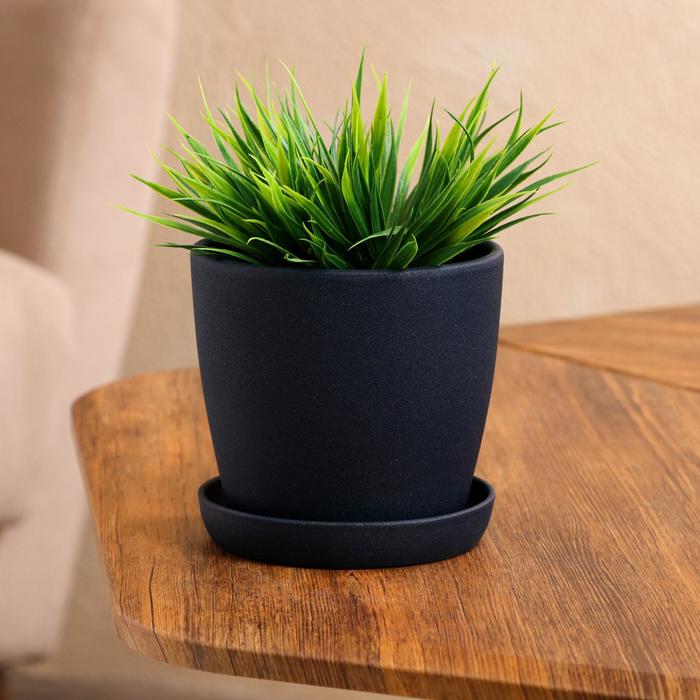 Горшок для цветов "Жемчуг", синий, керамика, 0.9 л
Горшок для цветов "Жемчуг", синий, керамика, 0.9 л