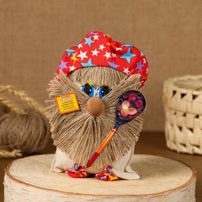 фото Оберег "домовой", в колпаке с ложкой