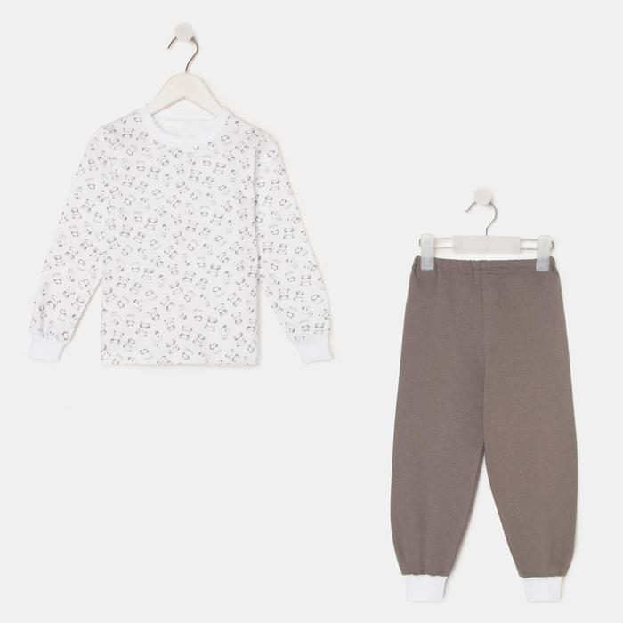 Пижама для мальчика НАЧЁС, цвет белый/тёмно-серый, рост 122 см
Пижама для мальчика НАЧЁС, цвет белый/тёмно-серый, рост 122 см