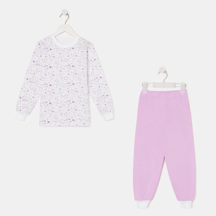 Пижама для девочки НАЧЁС, цвет белый/лаванда, рост 134 см
Пижама для девочки НАЧЁС, цвет белый/лаванда, рост 134 см