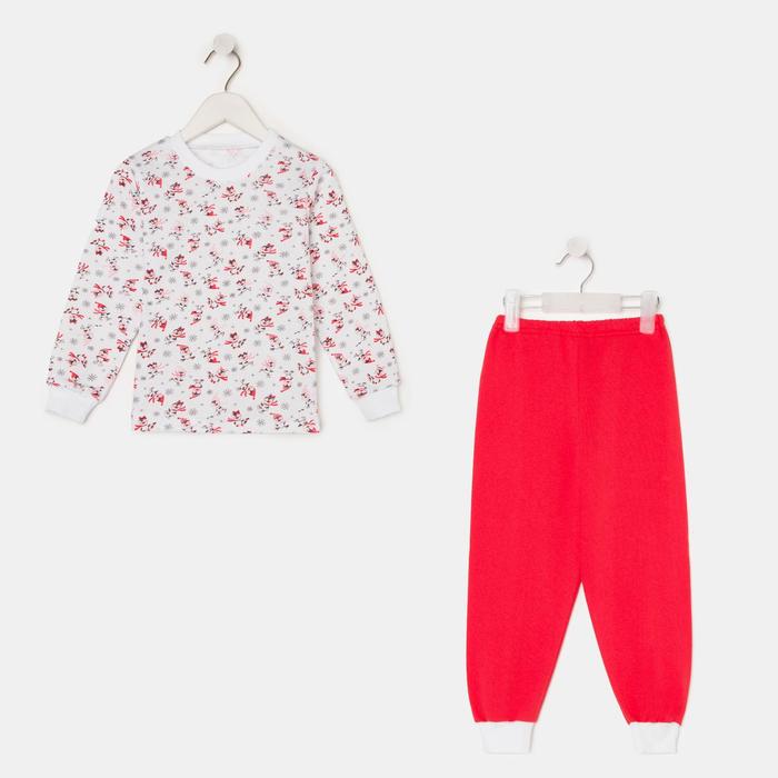 Пижама для девочки НАЧЁС, цвет белый/тёмно-красный, рост 92 см
Пижама для девочки НАЧЁС, цвет белый/тёмно-красный, рост 92 см