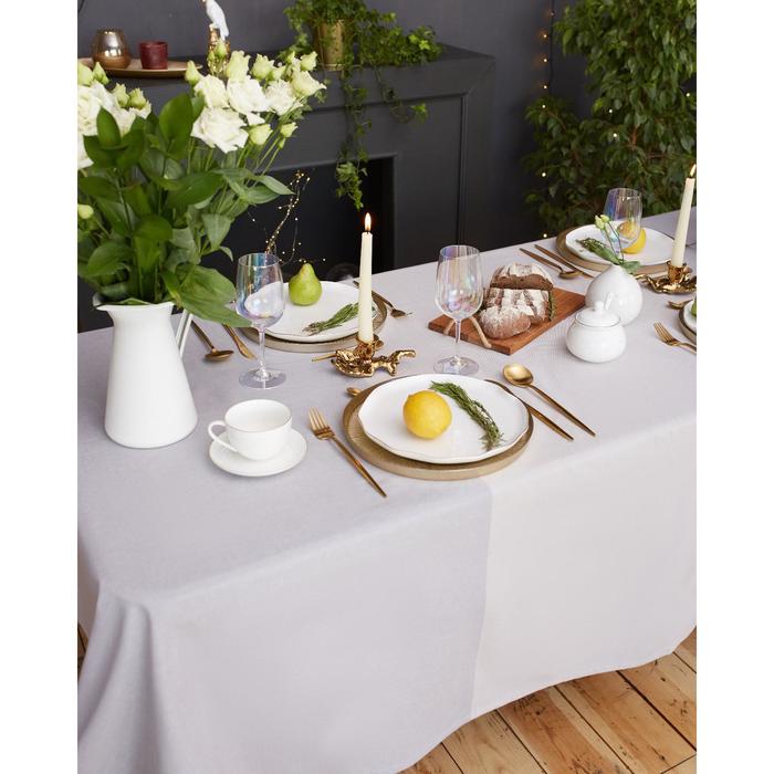 фото Скатерть этель, 110х165 см, цвет серо-бежевый