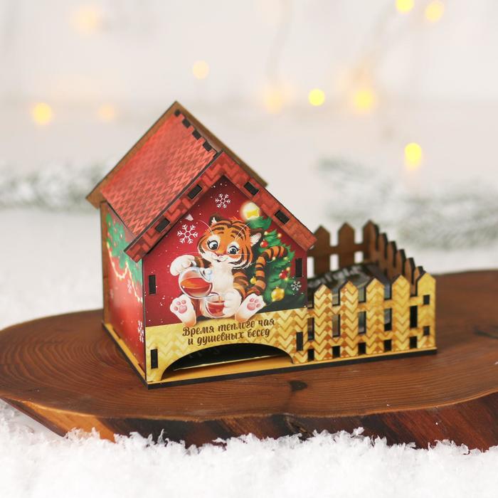 Чайный домик "Время теплого чая и душевных бесед", 10,5х12 см
Чайный домик "Время теплого чая и душевных бесед", 10,5х12 см