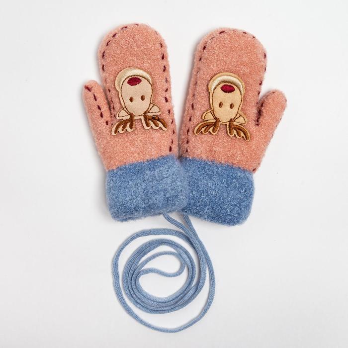 Варежки детские, цвет розовый, размер 11 (1-3 года)
Варежки детские, цвет розовый, размер 11 (1-3 года)