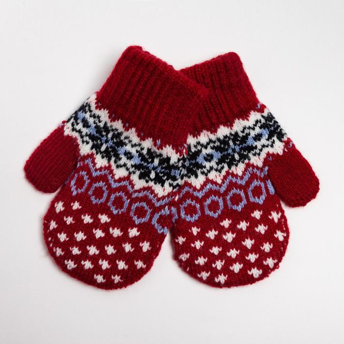 Варежки детские, цвет бордовый, размер 11 (1-3 года)
Варежки детские, цвет бордовый, размер 11 (1-3 года)