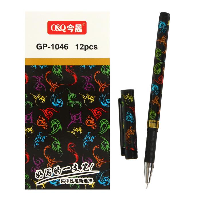 Ручка гелевая 0.5 мм, стержень чёрный, корпус с рисунком "Узоры" (штрихкод на штуке)
Ручка гелевая 0.5 мм, стержень чёрный, корпус с рисунком "Узоры" (штрихкод на штуке)