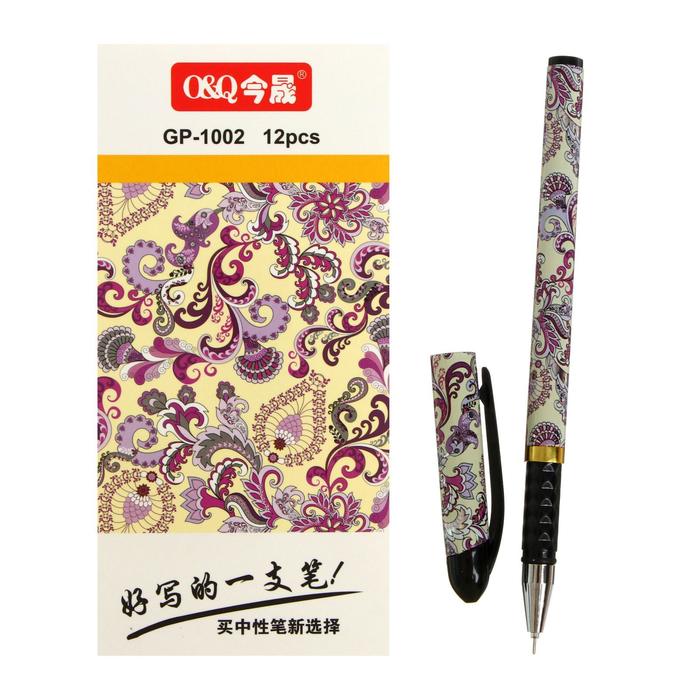 Ручка гелевая 0.5 мм, стержень чёрный, корпус с рисунком "Узоры" (штрихкод на штуке)
Ручка гелевая 0.5 мм, стержень чёрный, корпус с рисунком "Узоры" (штрихкод на штуке)