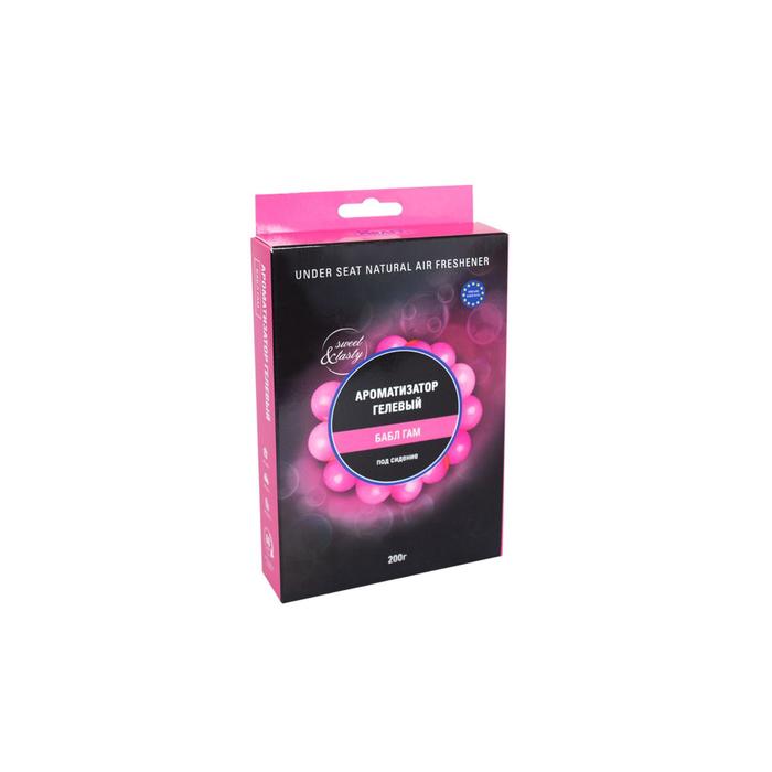 Ароматизатор Kraft гелевый под сиденье, Бабл-гам, 200 г
Ароматизатор Kraft гелевый под сиденье, Бабл-гам, 200 г