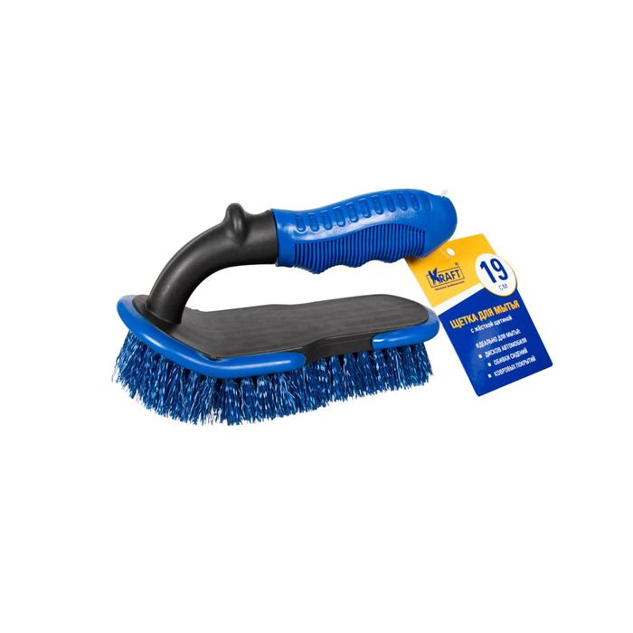 Щетка для мытья Kraft, с жёсткой щетиной, 19 см
Щетка для мытья Kraft, с жёсткой щетиной, 19 см