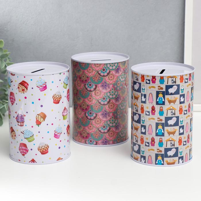 Копилка металл банка "Узоры" МИКС 15х10,3х10,3 см
Копилка металл банка "Узоры" МИКС 15х10,3х10,3 см