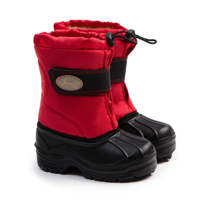 Сноубутсы детские, цвет чёрный/красный, размер 34-35
Сноубутсы детские, цвет чёрный/красный, размер 34-35