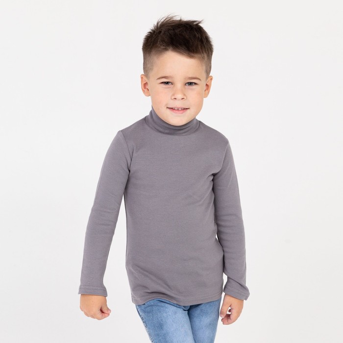 Водолазка для мальчика, цвет тёмно-серый, рост 104 см
Водолазка для мальчика, цвет тёмно-серый, рост 104 см