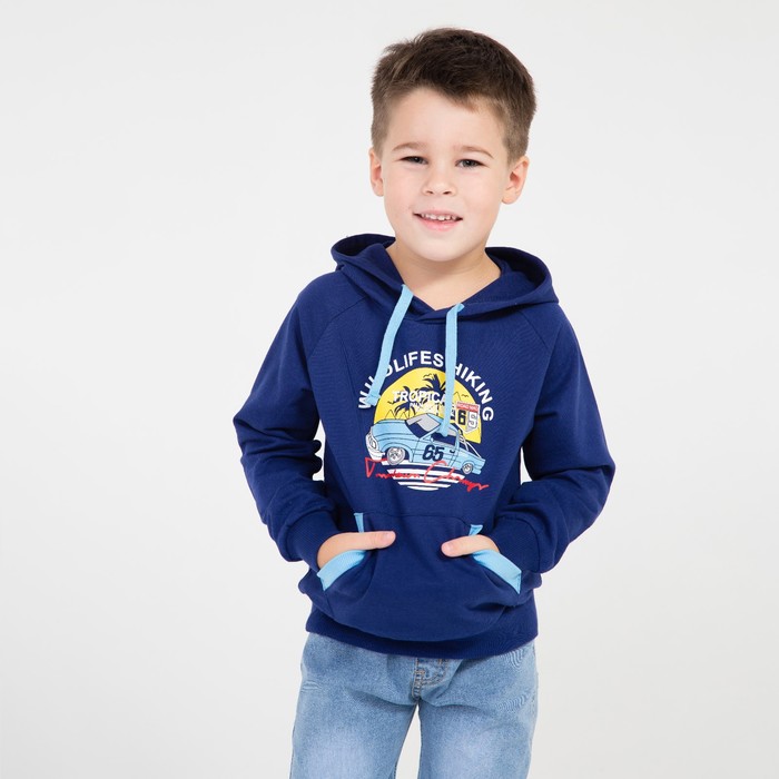 Толстовка для мальчика, цвет тёмно-синий, рост 110 см
Толстовка для мальчика, цвет тёмно-синий, рост 110 см