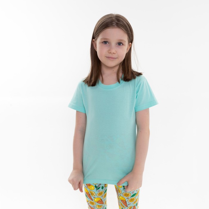 Футболка детская, цвет мята, рост 134 см
Футболка детская, цвет мята, рост 134 см
