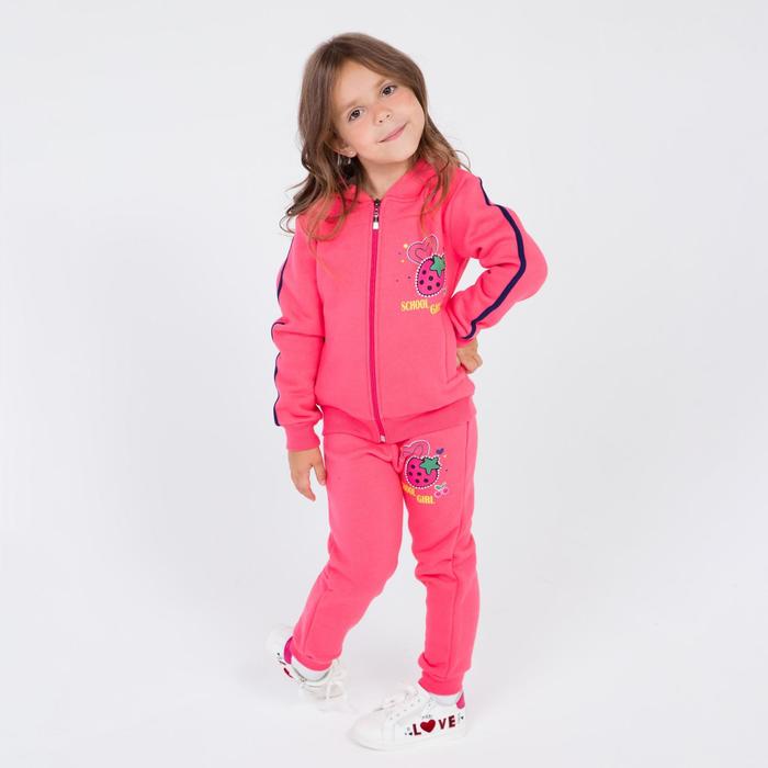 Комплект для девочки, цвет коралл, рост 98 см 
Комплект для девочки, цвет коралл, рост 98 см