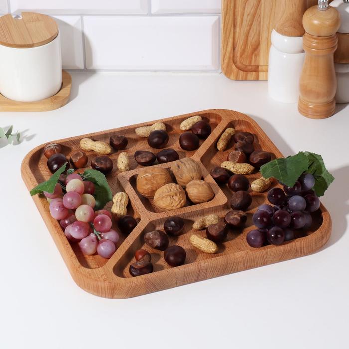 Менажница квадратная, бук 3 отсека d=29 см
Менажница квадратная, бук 3 отсека d=29 см