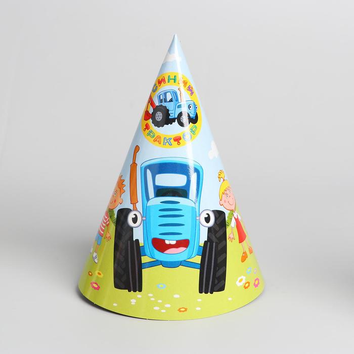 Колпак бумажный «Синий трактор», набор 6 шт.
Колпак бумажный «Синий трактор», набор 6 шт.
