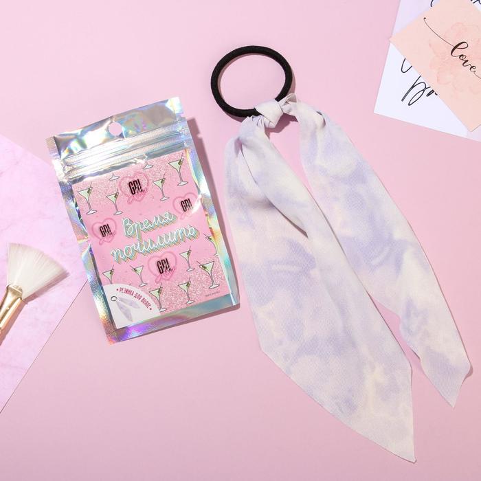 Резинка для волос "Время почилить", 30 см
Резинка для волос "Время почилить", 30 см