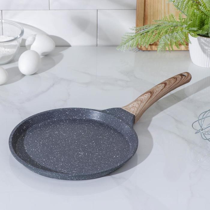 Сковорода блинная литая «Блэк», d=22 см, ручка soft-touch, индукция, антипригарное покрытие, цвет серый
Сковорода блинная литая «Блэк», d=22 см, ручка soft-touch, индукция, антипригарное покрытие, цвет серый