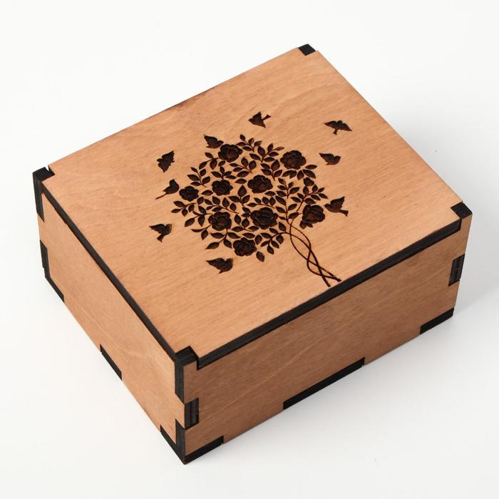 Шкатулка деревянная "Дерево" 10х12х6 см Цвет Тик
Шкатулка деревянная "Дерево" 10х12х6 см Цвет Тик
