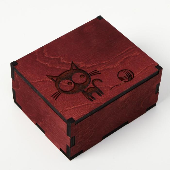 Шкатулка деревянная "Клубок" 10х12х6 см Цвет Махагон
Шкатулка деревянная "Клубок" 10х12х6 см Цвет Махагон