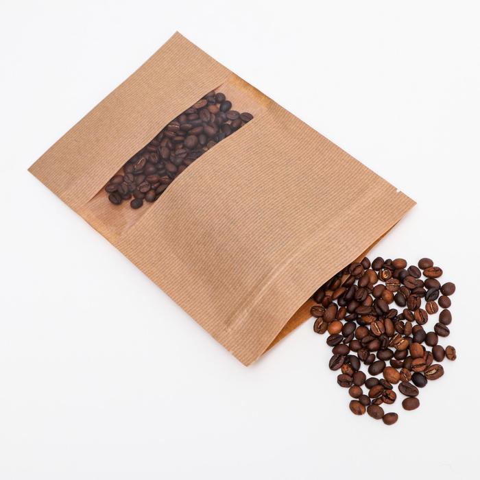 Пакет фасовочный, крафт, зип-лок, с окном, 16(4) х 25 см
Пакет фасовочный, крафт, зип-лок, с окном, 16(4) х 25 см