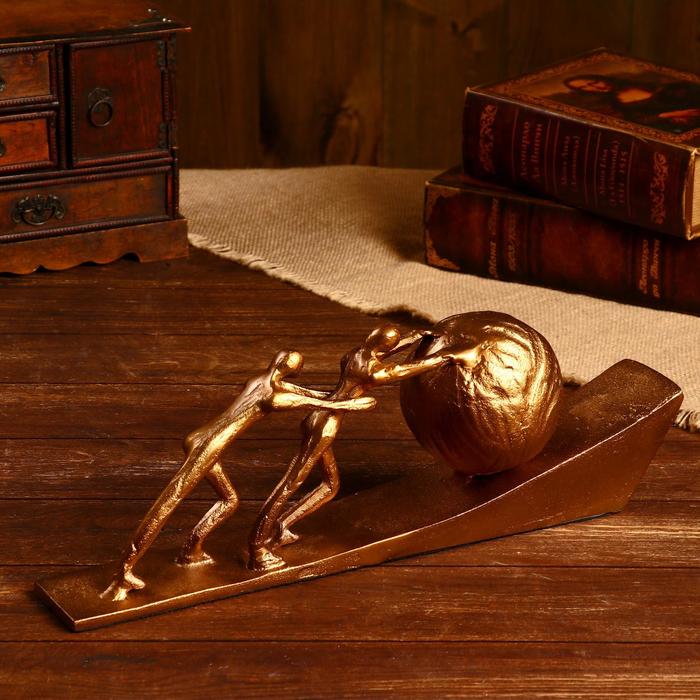 Сувенир "Шар в гору" алюминий 41,3х7,6х14 см (латунное покрытие)
Сувенир "Шар в гору" алюминий 41,3х7,6х14 см (латунное покрытие)