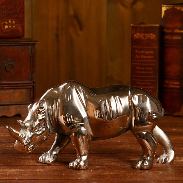 Сувенир "Носорог" алюминий 32,4х8,9х17,1 см (никелевое покрытие)
Сувенир "Носорог" алюминий 32,4х8,9х17,1 см (никелевое покрытие)