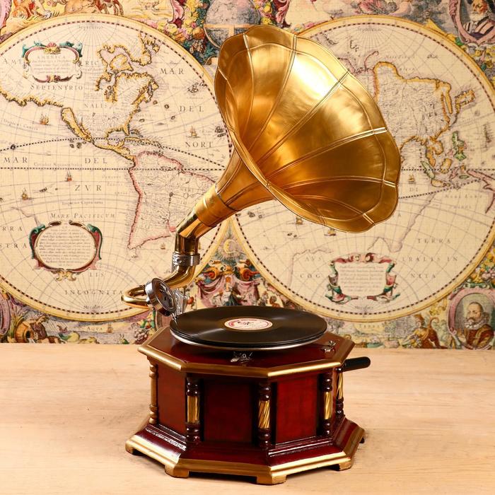 Граммофон труба сталь нержавеющая "Сандро" (пластинка в комплекте) 38,5х38,5х69 см 
Граммофон труба сталь нержавеющая "Сандро" (пластинка в комплекте) 38,5х38,5х69 см