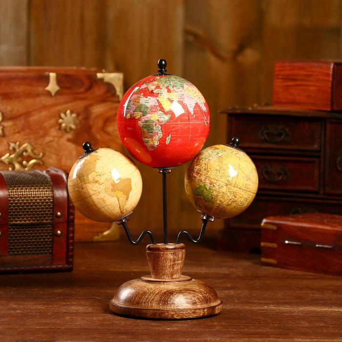 Сувенир глобус "Трио" 19х12х28 см
Сувенир глобус "Трио" 19х12х28 см