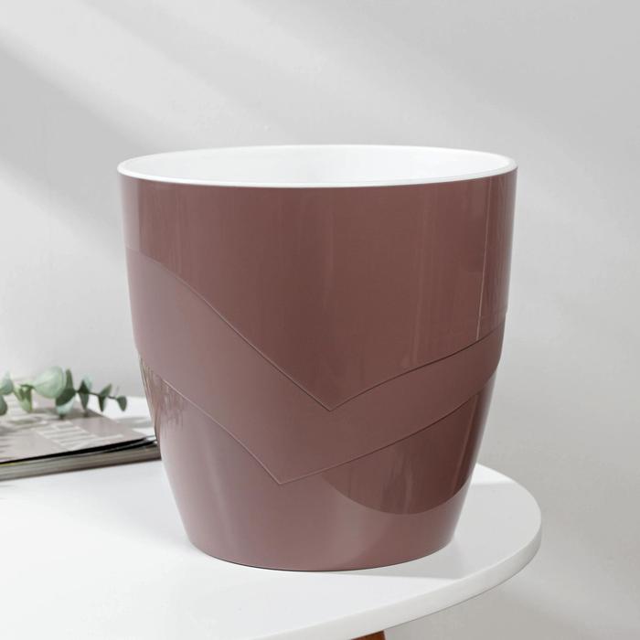 Кашпо со вставкой «Грация», 4,5 л, цвет мокко
Кашпо со вставкой «Грация», 4,5 л, цвет мокко