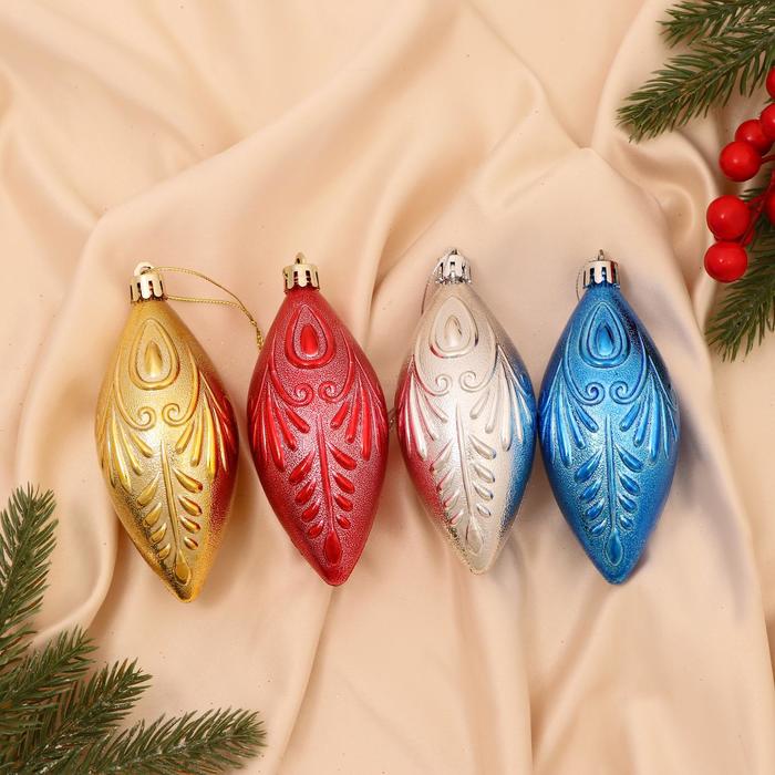 Набор украшений пластик 4 шт "Узоры инея" 5х11 см микс
Набор украшений пластик 4 шт "Узоры инея" 5х11 см микс