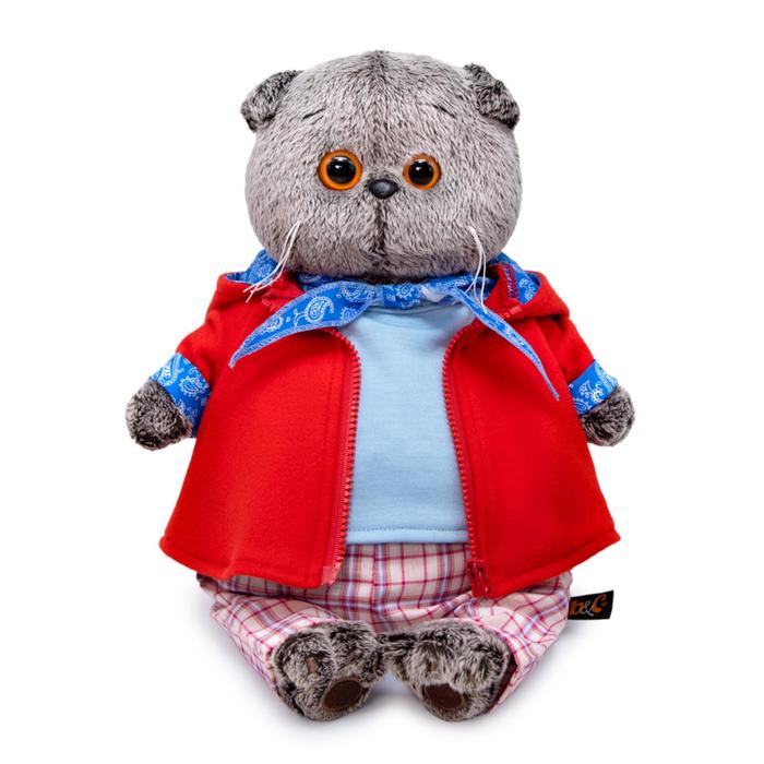 Мягкая игрушка «Басик в красной куртке и брюках в клетку», 19 см
Мягкая игрушка «Басик в красной куртке и брюках в клетку», 19 см