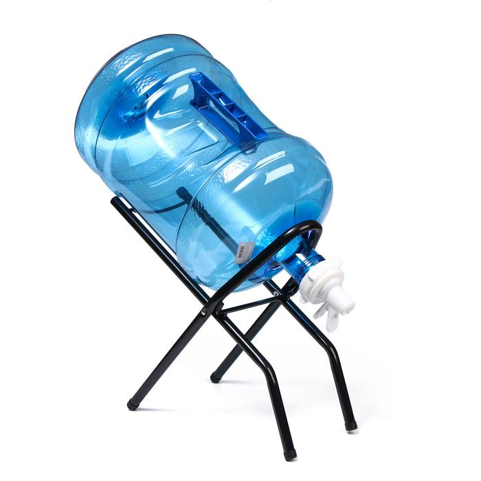 Подставка под бутыль, с краном, цвет чёрный
Подставка под бутыль, с краном, цвет чёрный